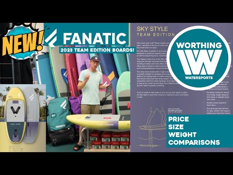 NEW 2023 Duotone Fanatic TE Sky style wing foil boards!