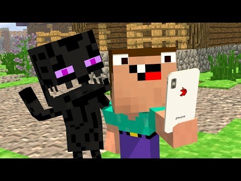 Noob & Endy Life - Ep 1: iphone X - Minecraft Animation | Noob & Brothers Series