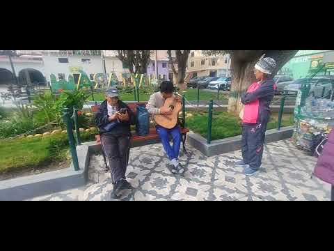Recuerdo Rumbo a los carnavales 2026 en la plaza de Huaytara Huancavelica 