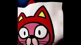 Little Red Riding Hood Kitty 2D vs. 3D