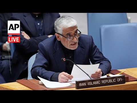 Video Thumbnail: LIVE: UN Security Council holds a briefing on Iran