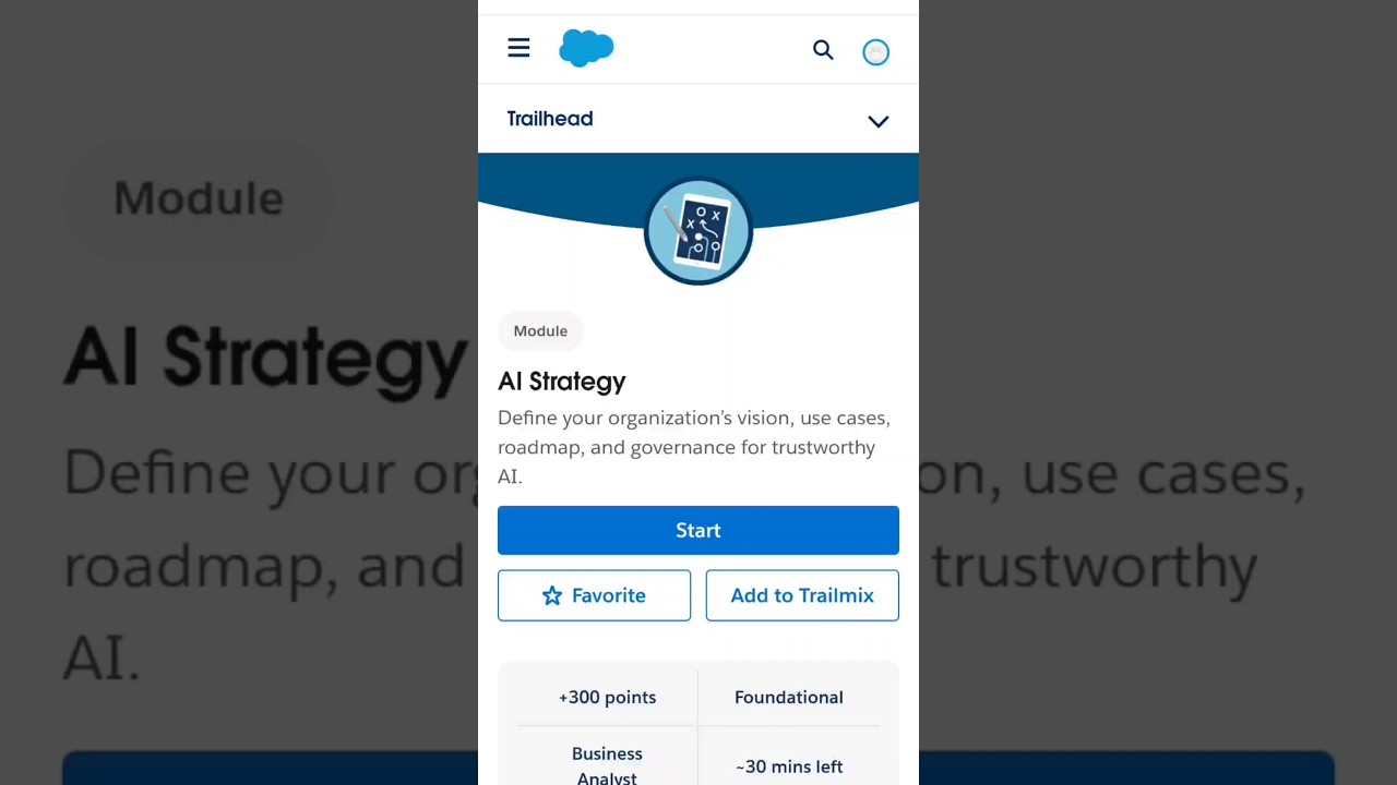 Module:- AI Strategy #trailhead #salesforce#ai#trailblazer