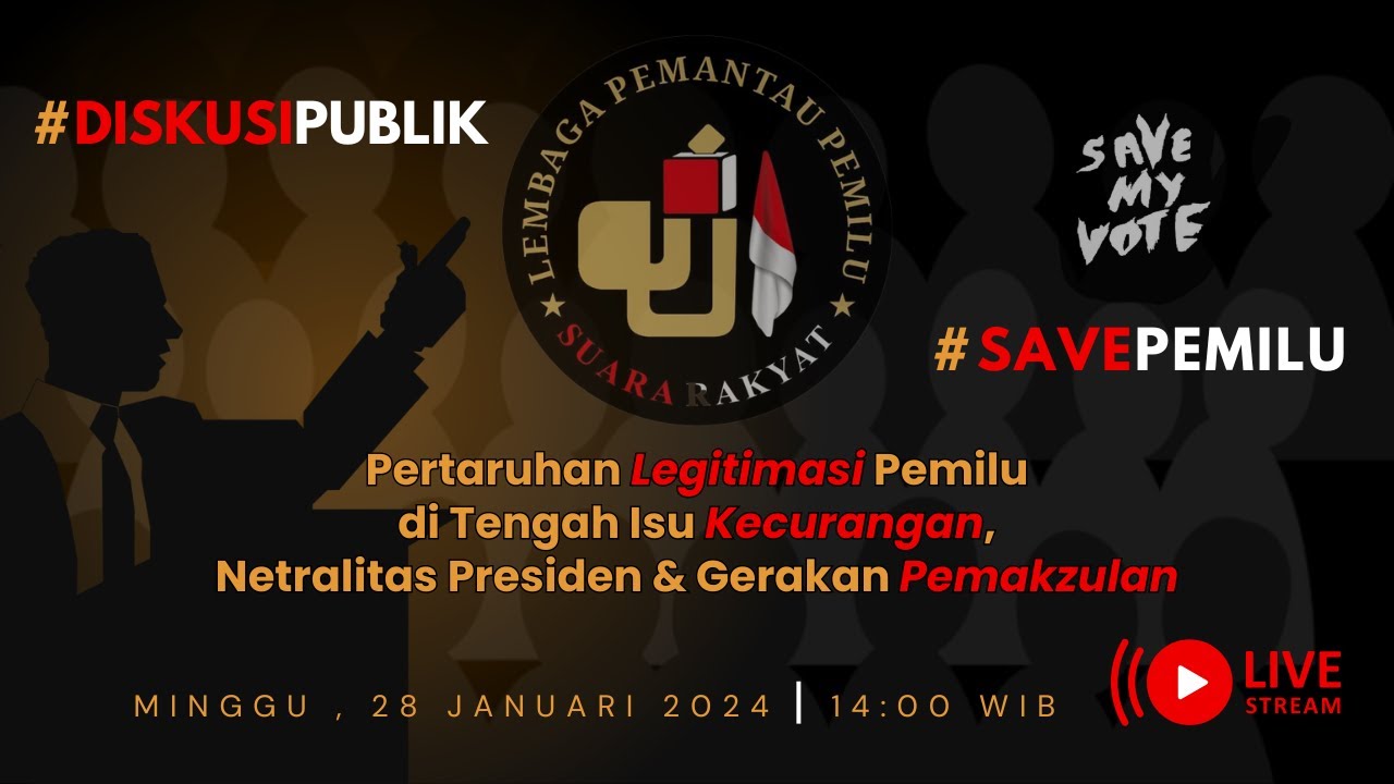 Pertaruhan Legitimasi Pemilu di Tengah Issue Curang, Netralitas Presiden & Gerakan Pemakzulan