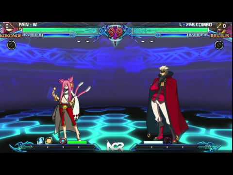 Blazblue CP: Pain vs 2GB Combo - Grand Finals - NCR 2014