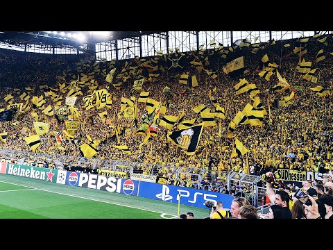 Borussia Dortmund Südtribüne TRIUMPHMARSCH | Champions League Halbfinale 2024 vs. PSG