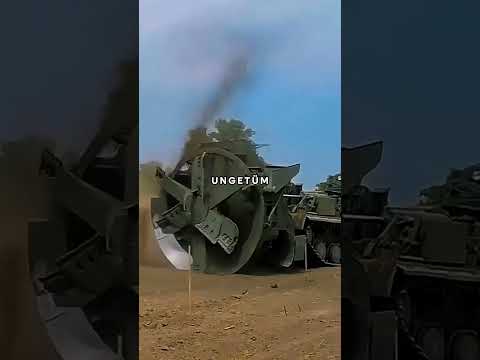 Das sowjetische Monster, das Schützengräben gräbt wie ein Ungeheuer