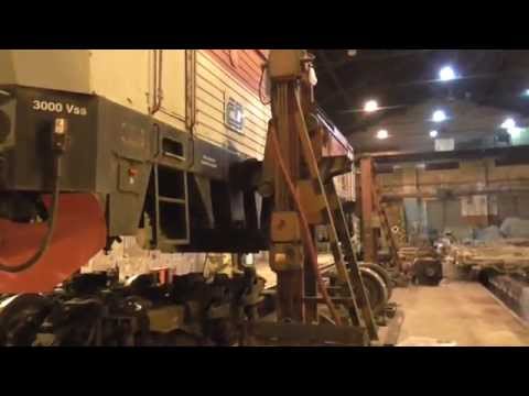 Loko 749.107-9 v DKV Olomouc na defektoskopii