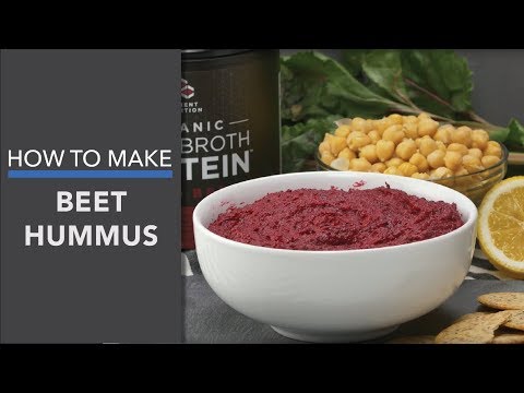 Roasted Beet Hummus Recipe