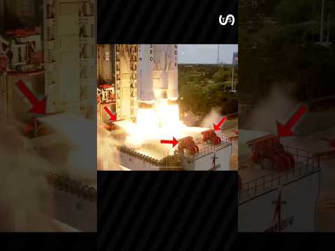 A big smoke cloud comes during rocket lift-off? #space #isro #shorts