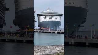 Ocean giants meets! #cruiseship #travel #cruise #yt #ytshorts #viral