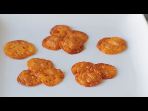 Homemade Cheez-Its TikTok Recipe | Keto Gluten Free Cheese Crisps