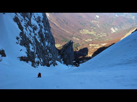 canalone forcella infrababa grande (invernale) - Velika Baba - val Resia - 12/4/2025