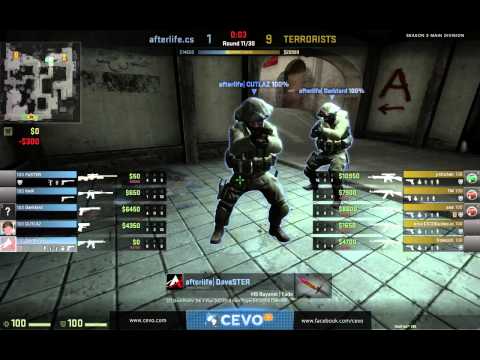 CEVO-Main CS:GO Season 3: Afterlife vs. Reliable - Week 1:2 on de_dust2