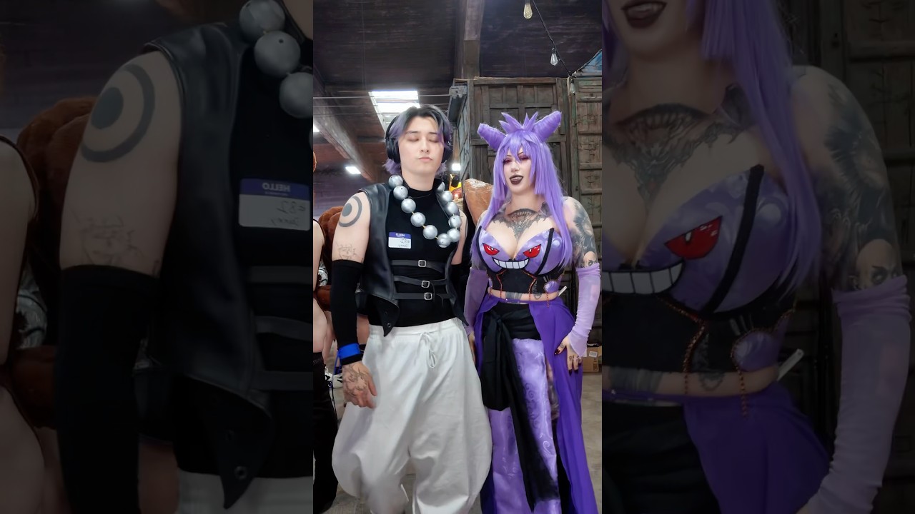 A wild Magneton and Gengar appeared!! @DannyPhantomexe #pokemon #cosplay