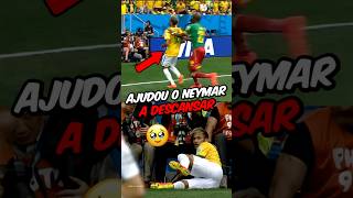 O JOGADOR AJUDOU O NEYMAR A DESCANSAR NO CAMPO🥹❤️