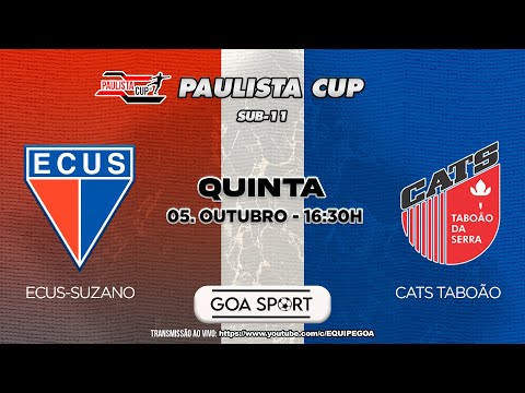 SUB-11 / ECUS SUZANO X CATS TABOÃO - 1°RODADA PAULISTA CUP