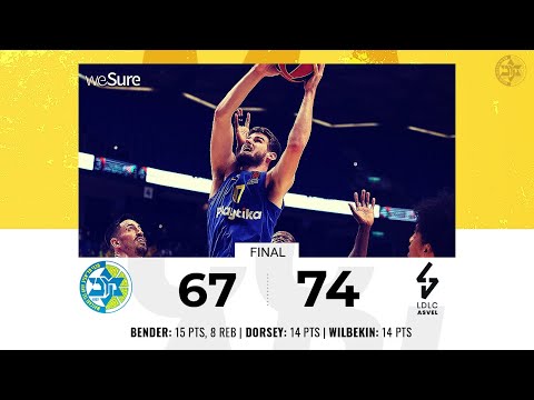 Highlights: Maccabi Playtika Tel Aviv - ASVEL Villeurbanne 67:74