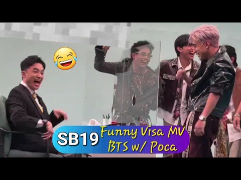 POCA SHARES FUNNY BEHIND THE SCENES AT SB19 VISA MUSIC VIDEO SHOOT