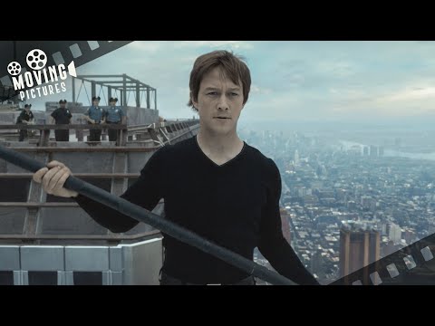 Walking The Tightrope Between The Twin Towers | The Walk (Joseph Gordon-Levitt)