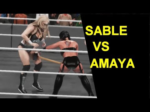 WWE 2K19 Sable vs Amaya - Extreme Rules