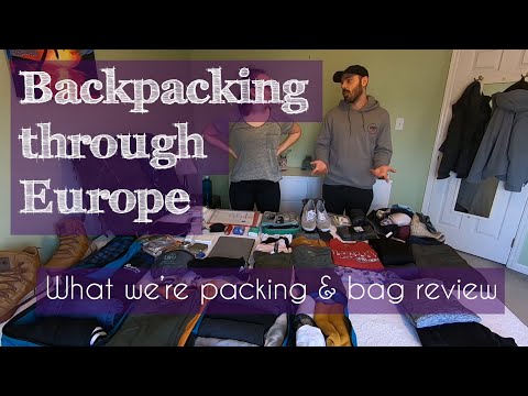 BACKPACKING THROUGH EUROPE: 3 MONTHS | What's in our bags | Backpack Review