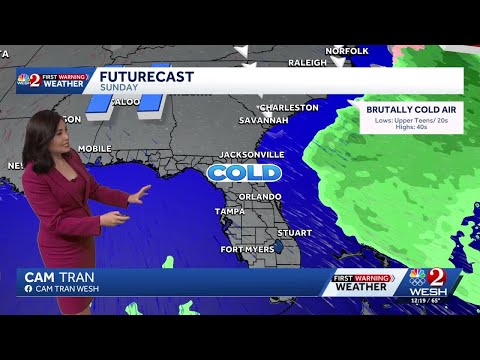 Freezing temperatures on the way to Central Florida this weekend