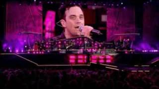 Robbie Williams - "Back for Good" - live ! with Mark Owen.