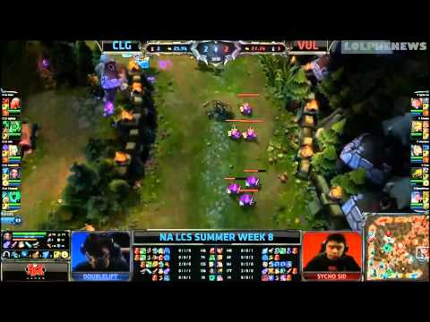 NA LCS - CLG vs. VUL - Doublelift 1v2