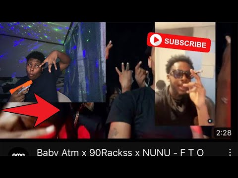 Baby Atm x 90Rackss x NUNU- FTO(official music video) REACTION ￼video🔥🔥