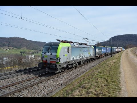 Bözberg Bahnverkehr am 04.03.17 – «Bunter Umleitungsverkehr am Bözberg»