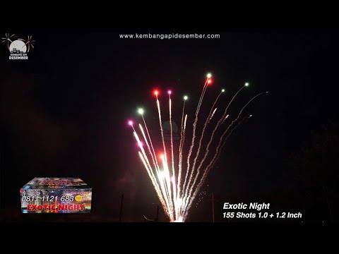Kembang Api Cake TOP5155 Exotic Night 155 Shots 1.0 + 1.2 Inch