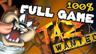 Taz Wanted Walkthrough 100% FULL GAME Longplay (PC