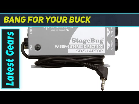Radial StageBug SB-5 Passive Stereo Laptop DI Sidewinder Recording Unit image 8