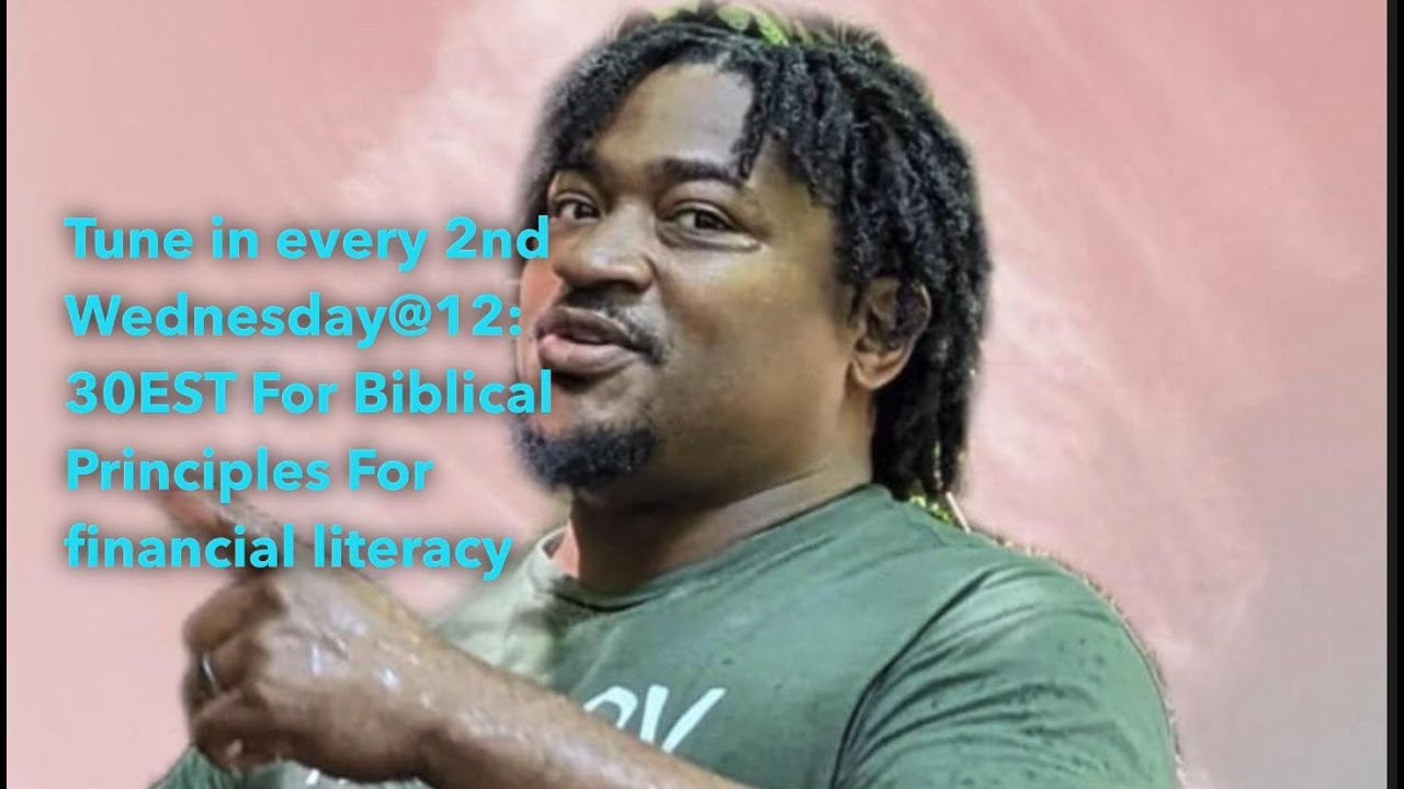 Biblical Principles For Financial Literacy with Simon Steele!!!!