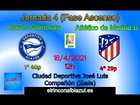 Highlights Alaves Gloriosas - Atletico de Madrid B Jornada 4 Fase Ascenso