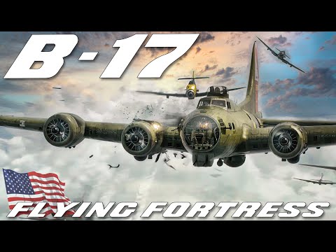 B-17 Flying Fortress. The American Mighty Bomber Of WW2. Upscaled HD Documentary