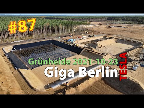 #87 Tesla Giga Berlin • 2021-10-23 • Gigafactory 4K