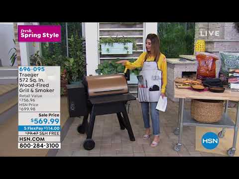 Traeger 572 Sq. In. WoodFired Grill and Smoker