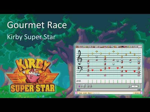 [VGM] GOURMET RACE from Kirby Super Star but it's a Super Mario Paint cover