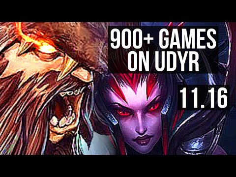 UDYR vs ELISE (JUNGLE) | 2.1M mastery, 900+ games, 6/2/10 | KR Diamond | v11.16