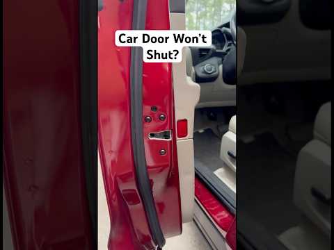 Car door won’t shut? Check this first. #cars #doors #lock #automobile #mechanic #cartips #shorts