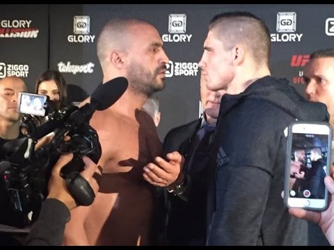 Badr Hari vs Rico Verhoeven Staredown