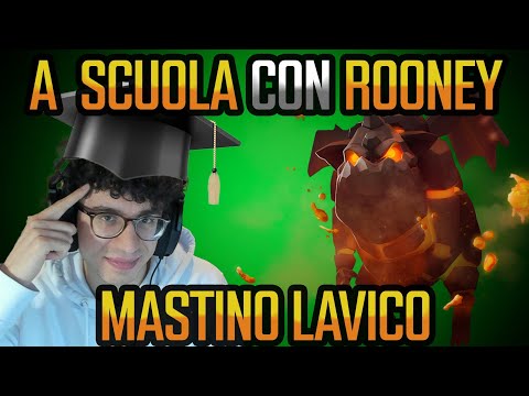 SCHOOL WITH ROONEY: LAVA HOUND! NEW SERIES! - CLASH ROYALE ITA
