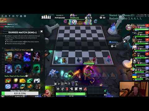 Arc Warden Aqirs! 11.02.2023 Dota Auto Chess Queen Top 20 Games