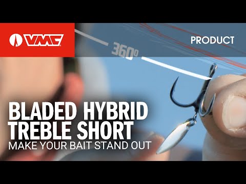 New VMC® Bladed Hybrid Treble Hook
