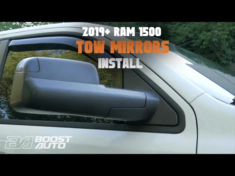 Full Tow Mirror Install: (2019-2023 Dodge Ram 1500) Dodge Ram Tow Mirrors - Boost Auto