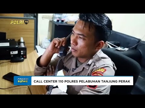 POLRES PELABUHAN TANJUNG PERAK SIAGAKAN CALL CENTER POLRI 110 LAYANAN GRATIS 24 JAM