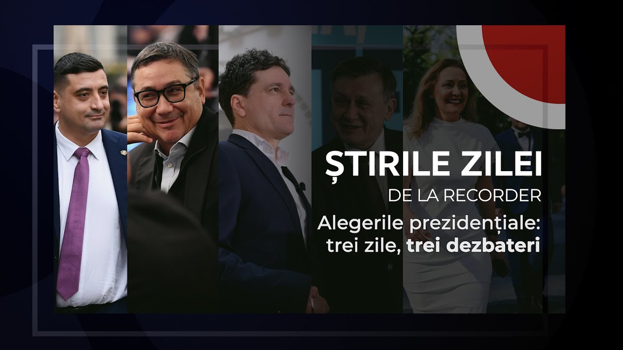 28 APRILIE 2025. Alegerile prezidențiale: trei zile, trei dezbateri