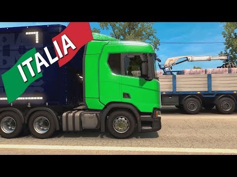 Euro Truck Simulator 2 Italia DLC - Trailer Pick Up from Bologna