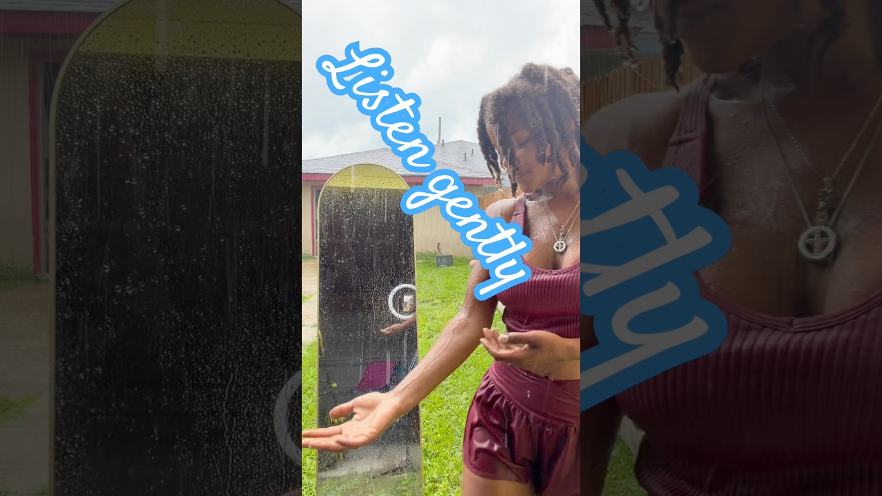 ✨Listen Gently, Enjoying The 🌧️ Part-2 #shorts #waterqueen #teammatemoments #earthangeltribeoracle